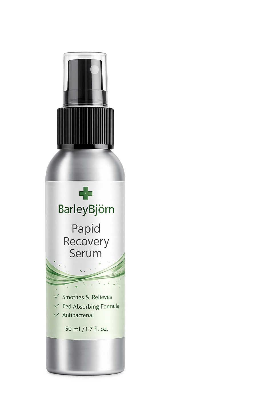 Barley Björn Rapid Recovery Serum, 50 ml spray bottle